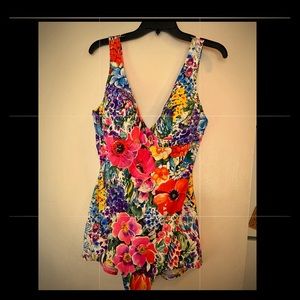 Plus sz 16/18 swimsuit bathing suit VINTAGE WOW!